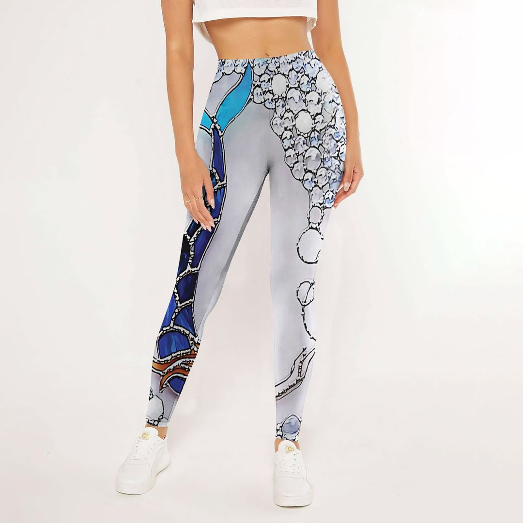Mermaid Beautiful Leggings | Yoga Pants For Women | Spanx Leggings | Leggings For Women